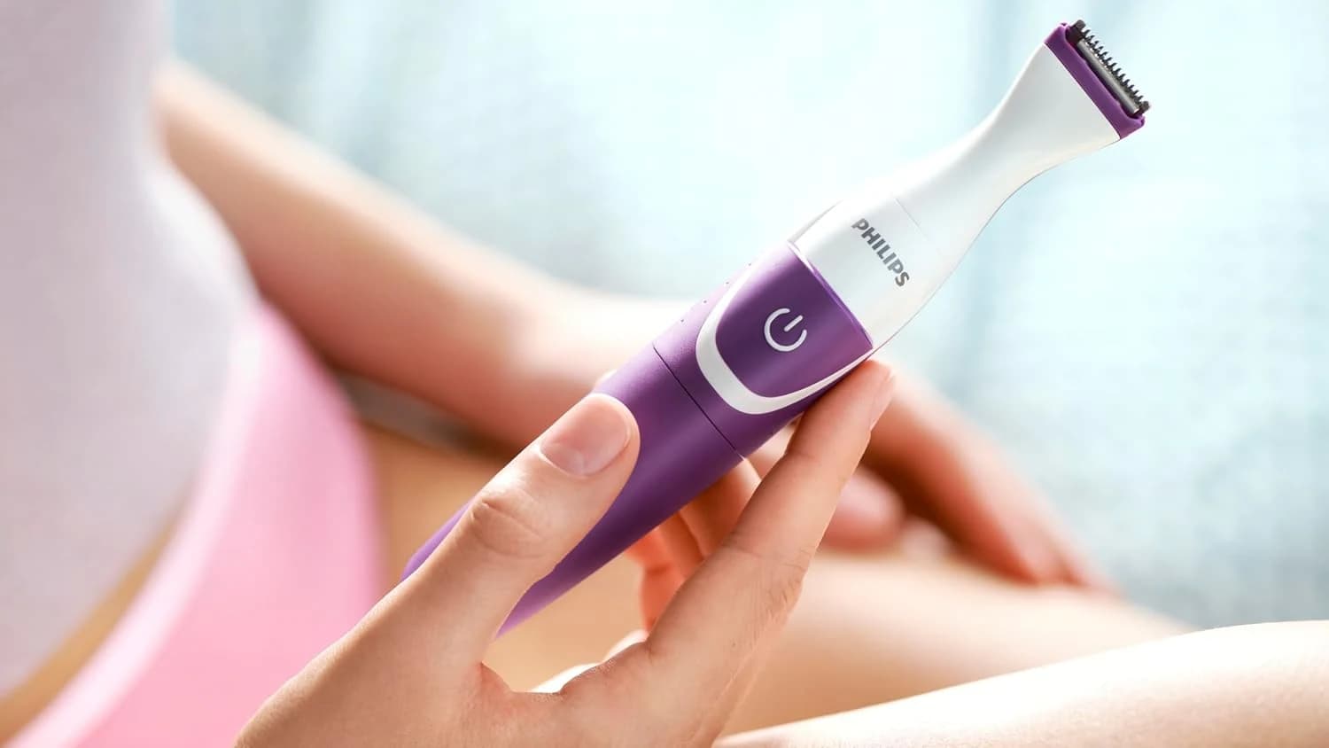 Aparador Elétrico Feminino Philips Essencial BRT383/15 para Pelos Íntimos